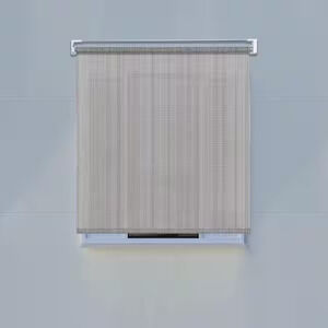 36x66 Home Basics Off-white Cordless PVC Solar Exterior Roller Shade